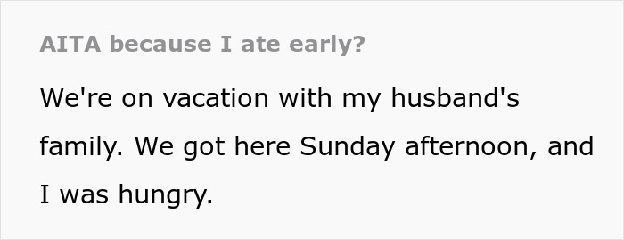 Woman Gets Grilled By SIL For Skipping Dinner And Not Making Breakfast For Them The Next Day Woman Gets Grilled By SIL For Skipping Dinner And Not Making Breakfast For Them The Next Day