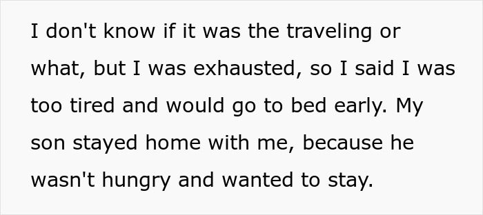 Woman Gets Grilled By SIL For Skipping Dinner And Not Making Breakfast For Them The Next Day Woman Gets Grilled By SIL For Skipping Dinner And Not Making Breakfast For Them The Next Day
