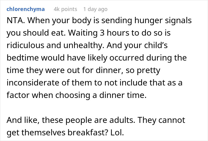 Woman Gets Grilled By SIL For Skipping Dinner And Not Making Breakfast For Them The Next Day Woman Gets Grilled By SIL For Skipping Dinner And Not Making Breakfast For Them The Next Day