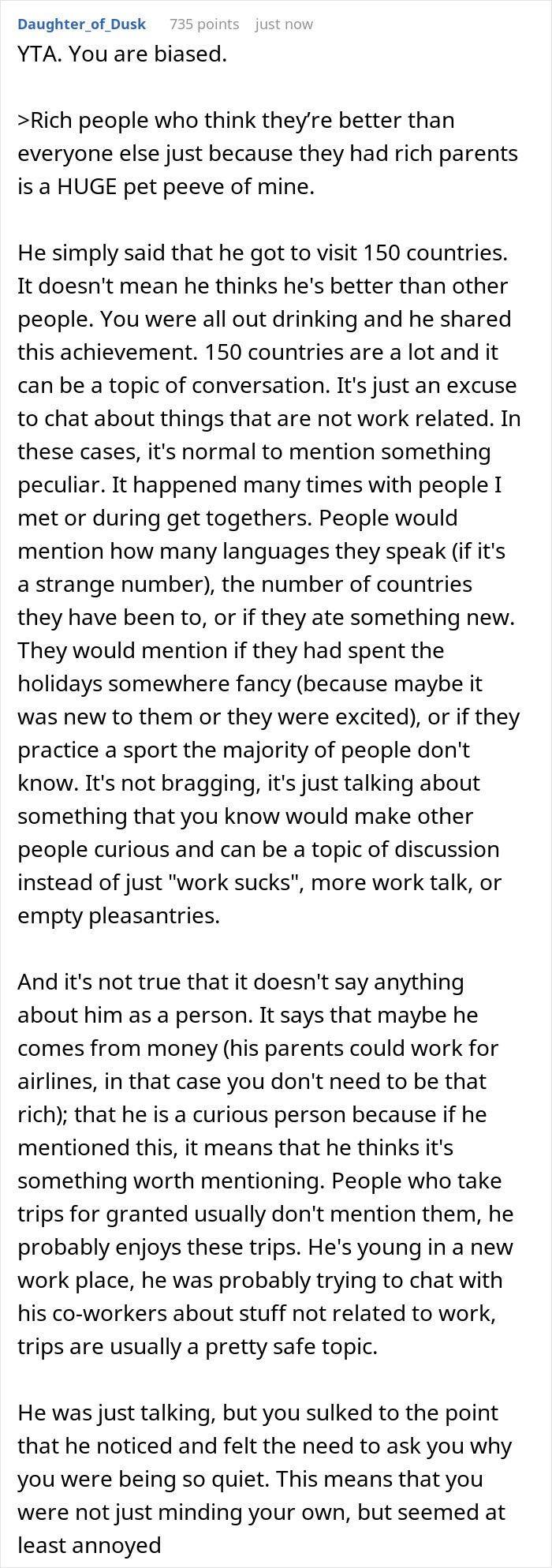 &ldquo;Am I A [Jerk] For Telling Someone That His &lsquo;Achievement&rsquo; Just Meant That He Had Rich Parents?&rdquo;