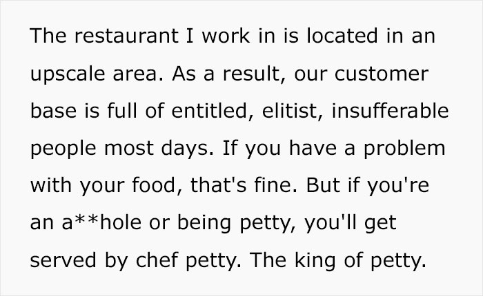 People Are Loving This Chef For Treating Customers’ Ridiculous Requests With Perfect Pettiness People Are Loving This Chef For Treating Customers’ Ridiculous Requests With Perfect Pettiness