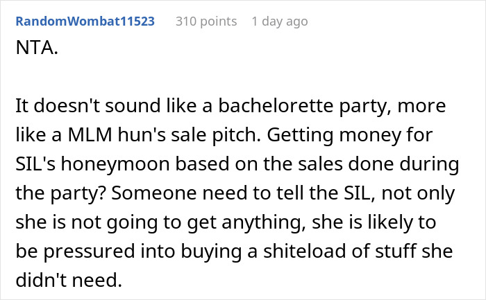 &#8220;My Life Was Ruined Because Of An MLM&#8221;: Woman Livid At Hen Party After Guest Tries MLM Pitch