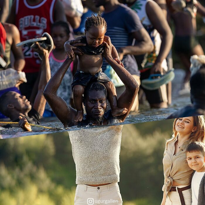 30 Combined Photos By This Digital Artist That Remind Us Of The Two Different Worlds That People Live In 30 Combined Photos By This Digital Artist That Remind Us Of The Two Different Worlds That People Live In