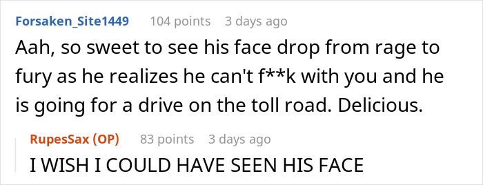 “Made A Road Rager Pay For His Actions”: Person Gets The Perfect Revenge