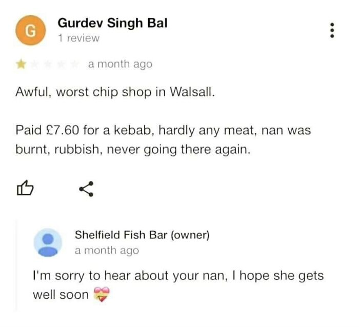 40 Hilarious Restaurant Reviews And Replies, As Shared On ‘Takeaway Trauma’ (New Pics) 40 Hilarious Restaurant Reviews And Replies, As Shared On ‘Takeaway Trauma’ (New Pics)