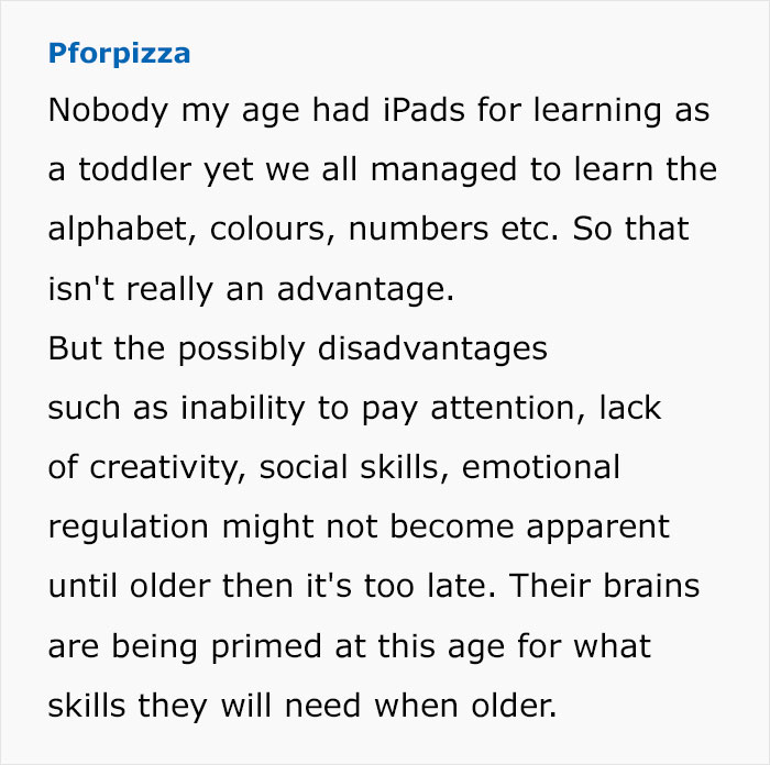 Mom Looks For Sympathy After Revealing Her Toddler Gets Hours Of iPad Daily, Gets None Online