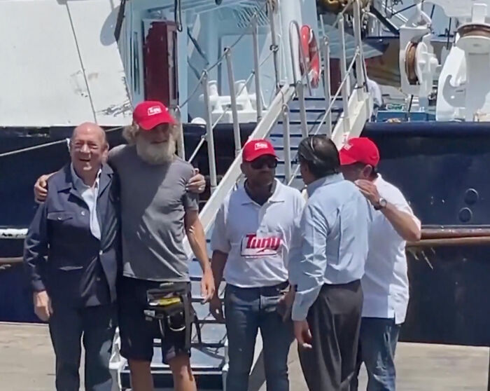 Man And Dog Rescued From The Ocean After 2 Months Man And Dog Rescued From The Ocean After 2 Months