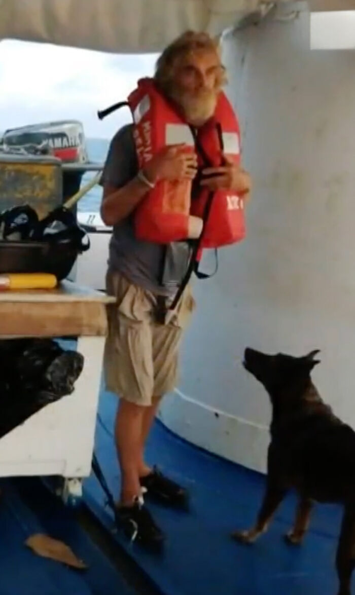 Man And Dog Rescued From The Ocean After 2 Months Man And Dog Rescued From The Ocean After 2 Months