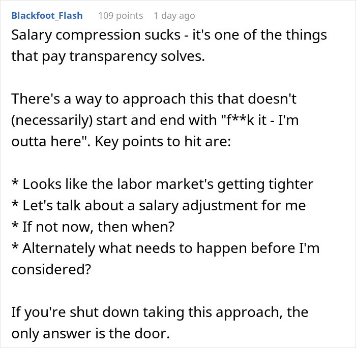 Employee Ruins Manager’s Day By Quitting After Finding Out New Hire Will Earn Far More Than Him Employee Ruins Manager’s Day By Quitting After Finding Out New Hire Will Earn Far More Than Him