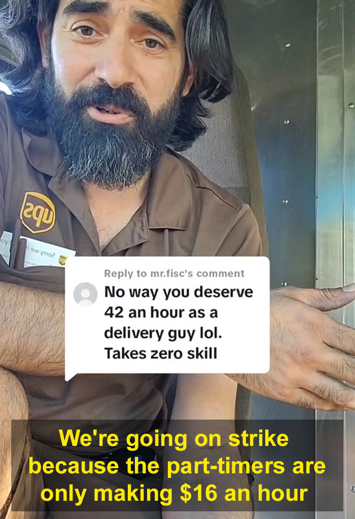 UPS Drivers Are Going On Strike And This Worker Says That $42 An Hour Is Not Enough, Faces Backlash UPS Drivers Are Going On Strike And This Worker Says That $42 An Hour Is Not Enough, Faces Backlash