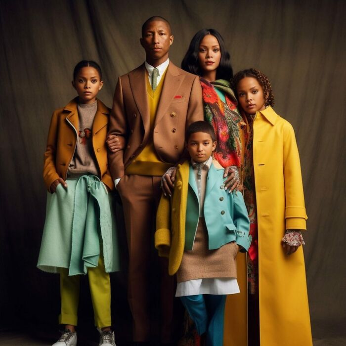 What Could Have Been: 26 AI Family Portraits Of Iconic Couples That We’re Never Going To See IRL