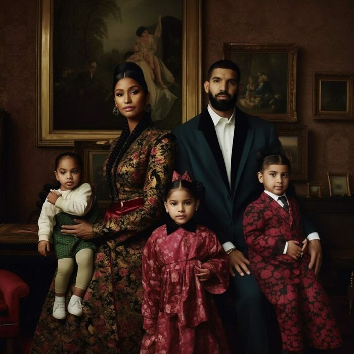 What Could Have Been: 26 AI Family Portraits Of Iconic Couples That We’re Never Going To See IRL