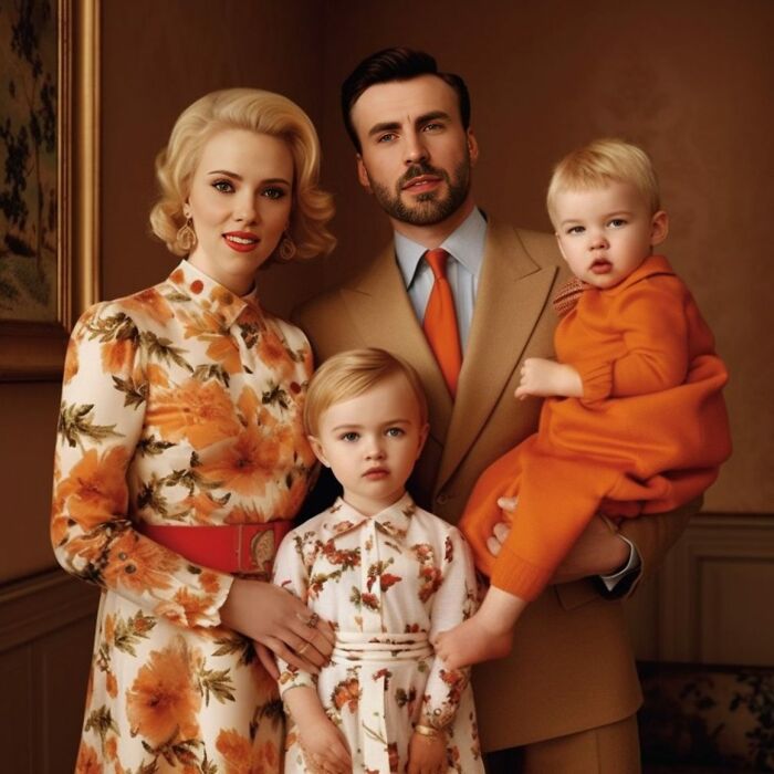 What Could Have Been: 26 AI Family Portraits Of Iconic Couples That We’re Never Going To See IRL