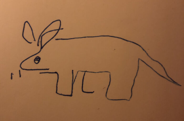 Hey Pandas, Draw An Animal But With Your Eyes Closed And Post The Results (Closed)