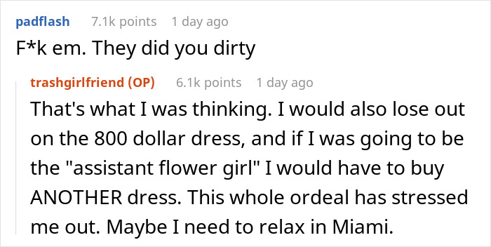 “Sarah Was Completely Appalled”: Bride Expects Ex-Bridesmaid To Just Give Away Her Dress “Sarah Was Completely Appalled”: Bride Expects Ex-Bridesmaid To Just Give Away Her Dress