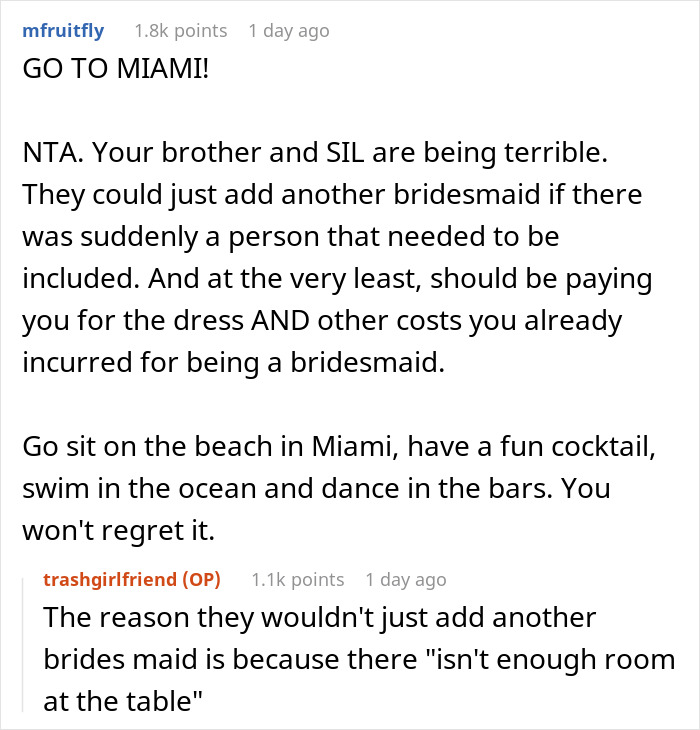 “Sarah Was Completely Appalled”: Bride Expects Ex-Bridesmaid To Just Give Away Her Dress “Sarah Was Completely Appalled”: Bride Expects Ex-Bridesmaid To Just Give Away Her Dress