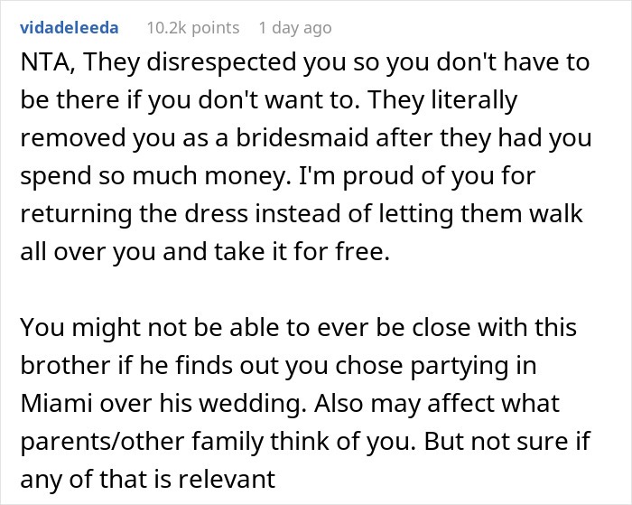 “Sarah Was Completely Appalled”: Bride Expects Ex-Bridesmaid To Just Give Away Her Dress “Sarah Was Completely Appalled”: Bride Expects Ex-Bridesmaid To Just Give Away Her Dress