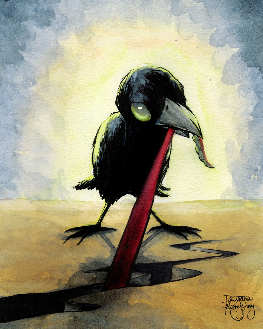 I Am An Artist Who Created Dark, Vibrant, And Surreal Paintings Of Animals (15 Pics)