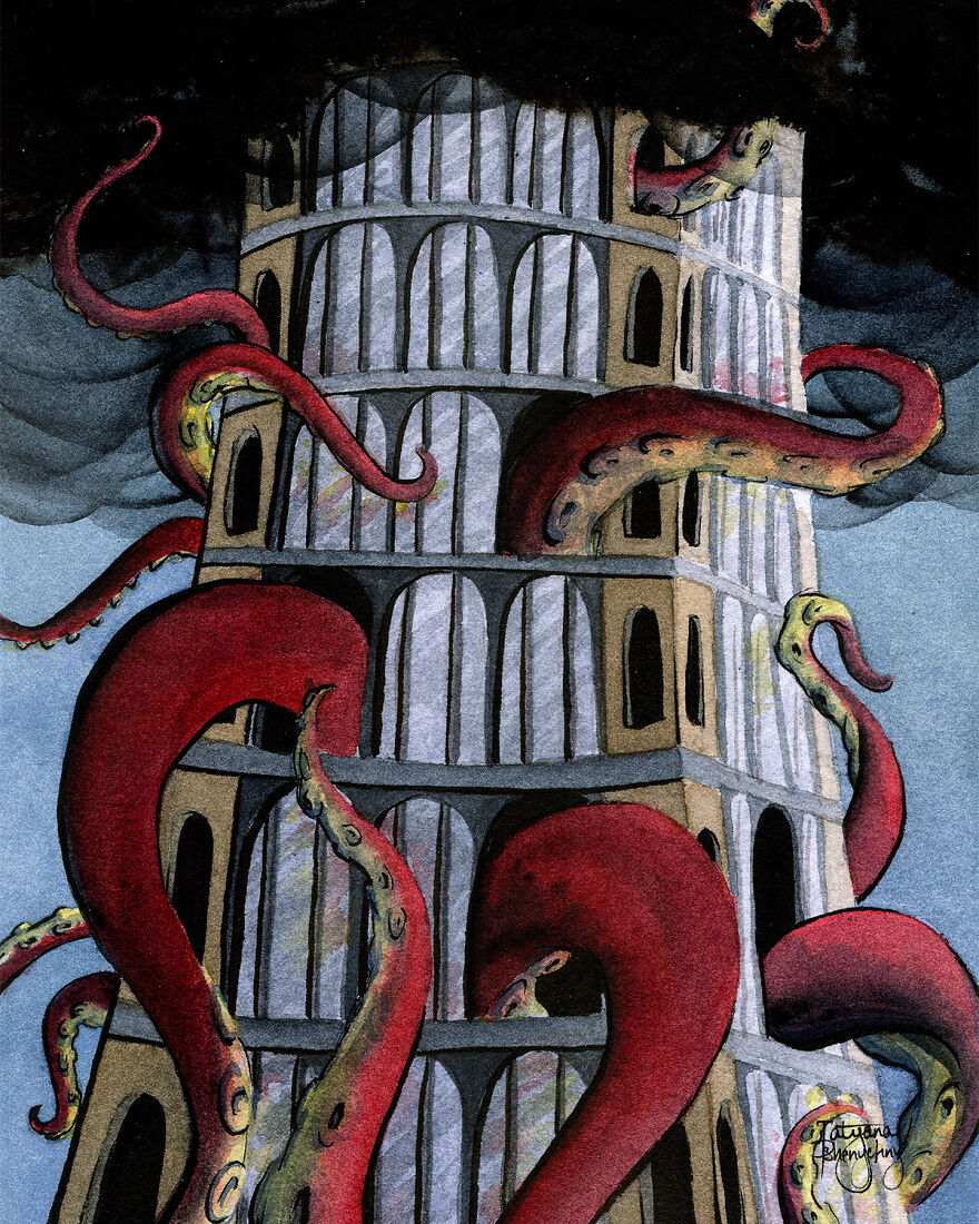 I Am An Artist Who Created Dark, Vibrant, And Surreal Paintings Of Animals (15 Pics)