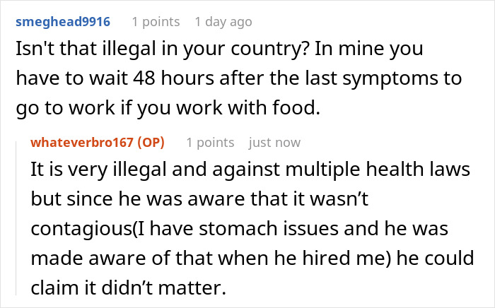 Teenager Maliciously Complies With Manager’s Request To Come Into Work While Sick, Throws Up Teenager Maliciously Complies With Manager’s Request To Come Into Work While Sick, Throws Up