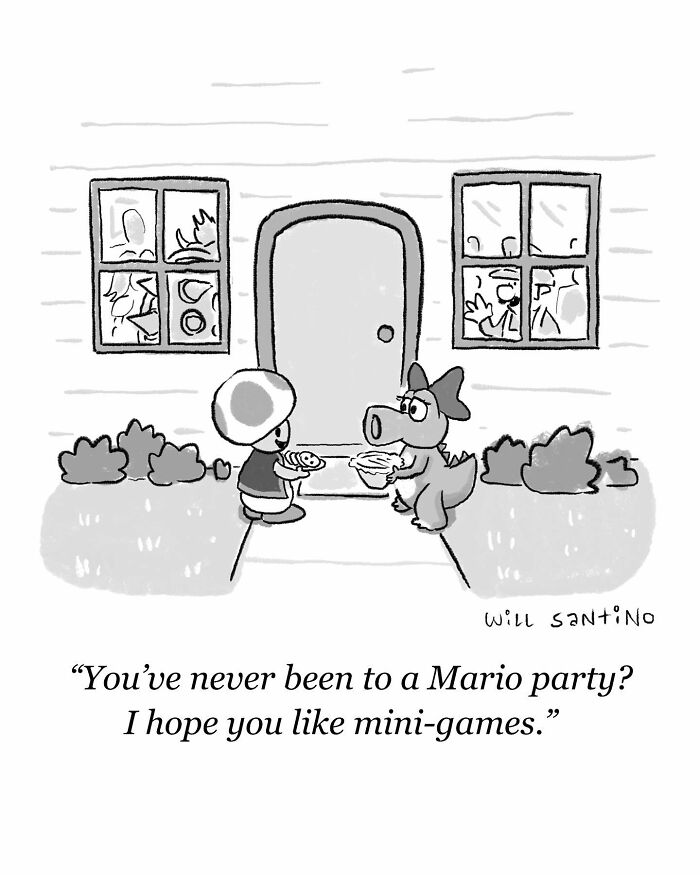 50 Minimalistic Comics Filled With Absurd Situations And Silly Humor By Will Santino (New Pics)