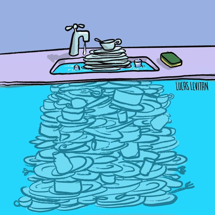 35 Humorous And Mind-Stirring Illustrations By Lucas Levitan To Tickle Your Funny Bone 35 Humorous And Mind-Stirring Illustrations By Lucas Levitan To Tickle Your Funny Bone