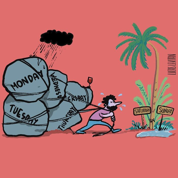 35 Humorous And Mind-Stirring Illustrations By Lucas Levitan To Tickle Your Funny Bone 35 Humorous And Mind-Stirring Illustrations By Lucas Levitan To Tickle Your Funny Bone