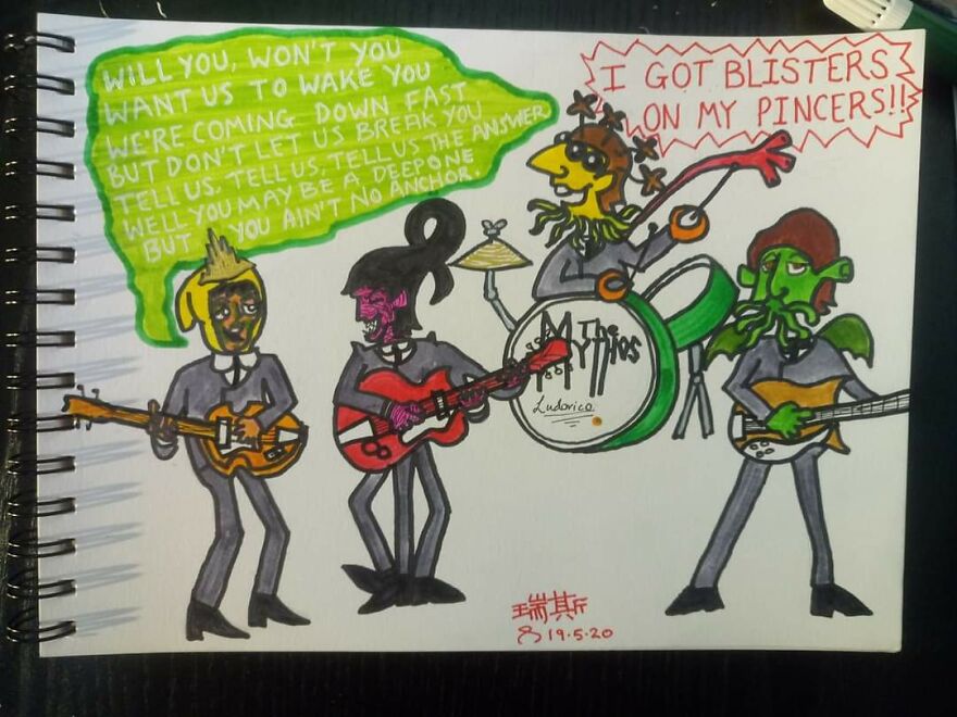 Here Are 20 Of My  Lovecraftian Doodles