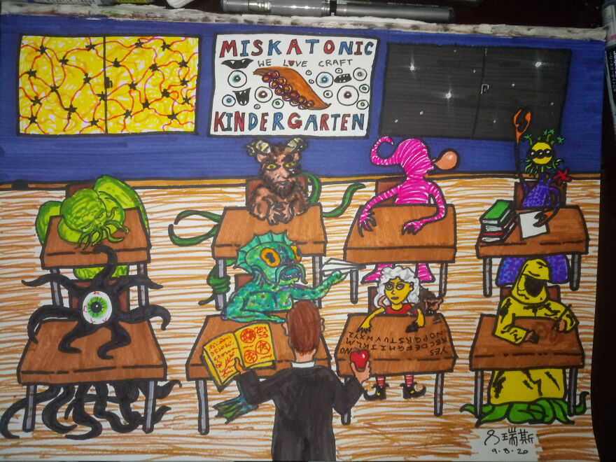 Here Are 20 Of My  Lovecraftian Doodles