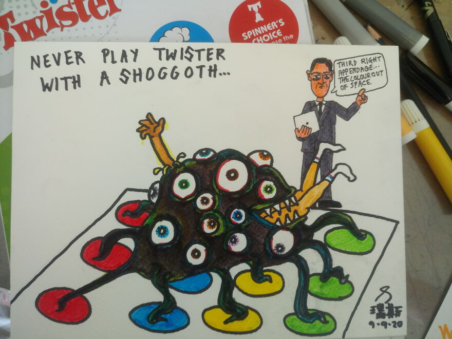 Here Are 20 Of My  Lovecraftian Doodles