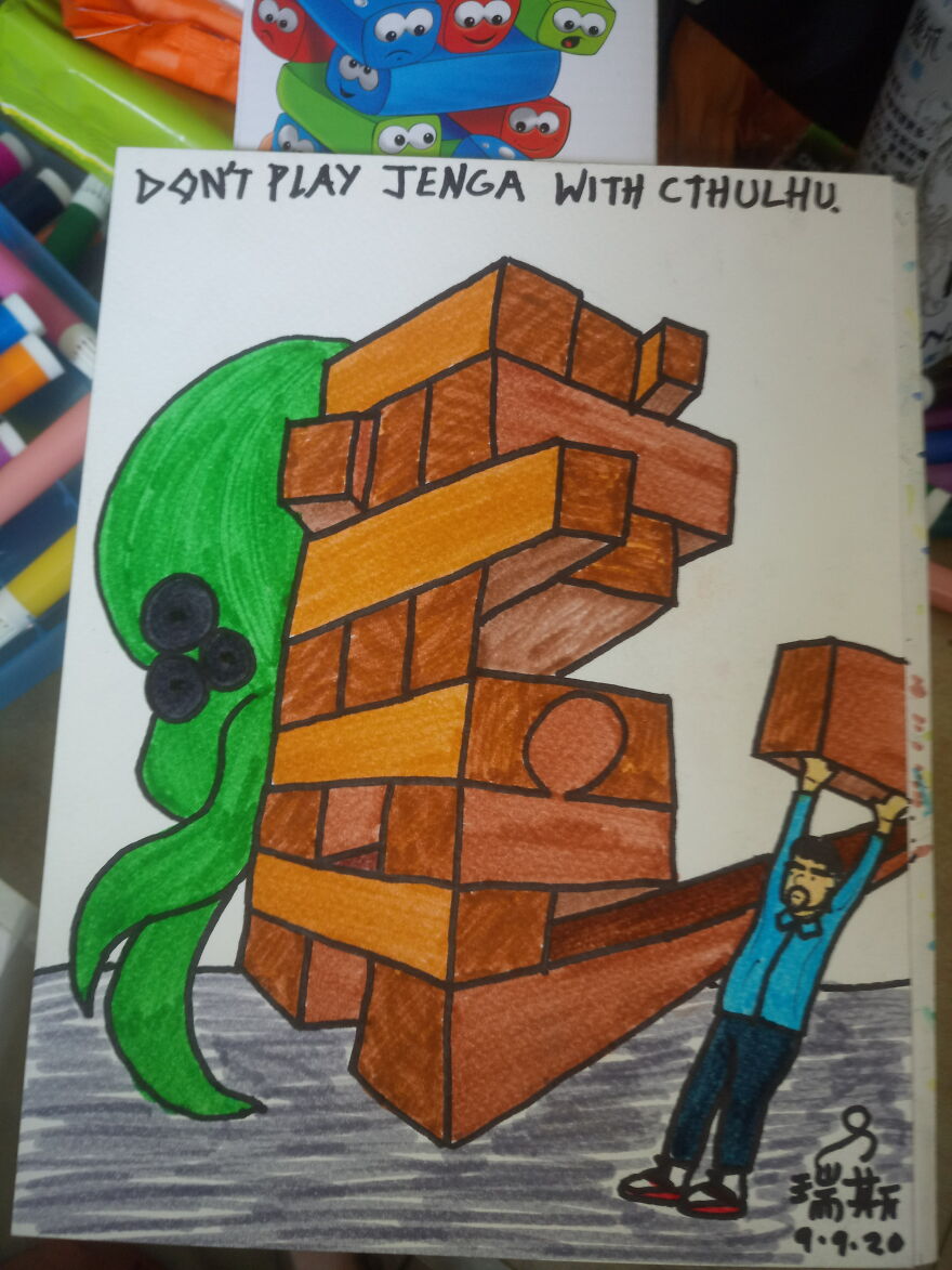 Here Are 20 Of My  Lovecraftian Doodles