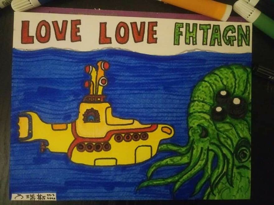 Here Are 20 Of My  Lovecraftian Doodles