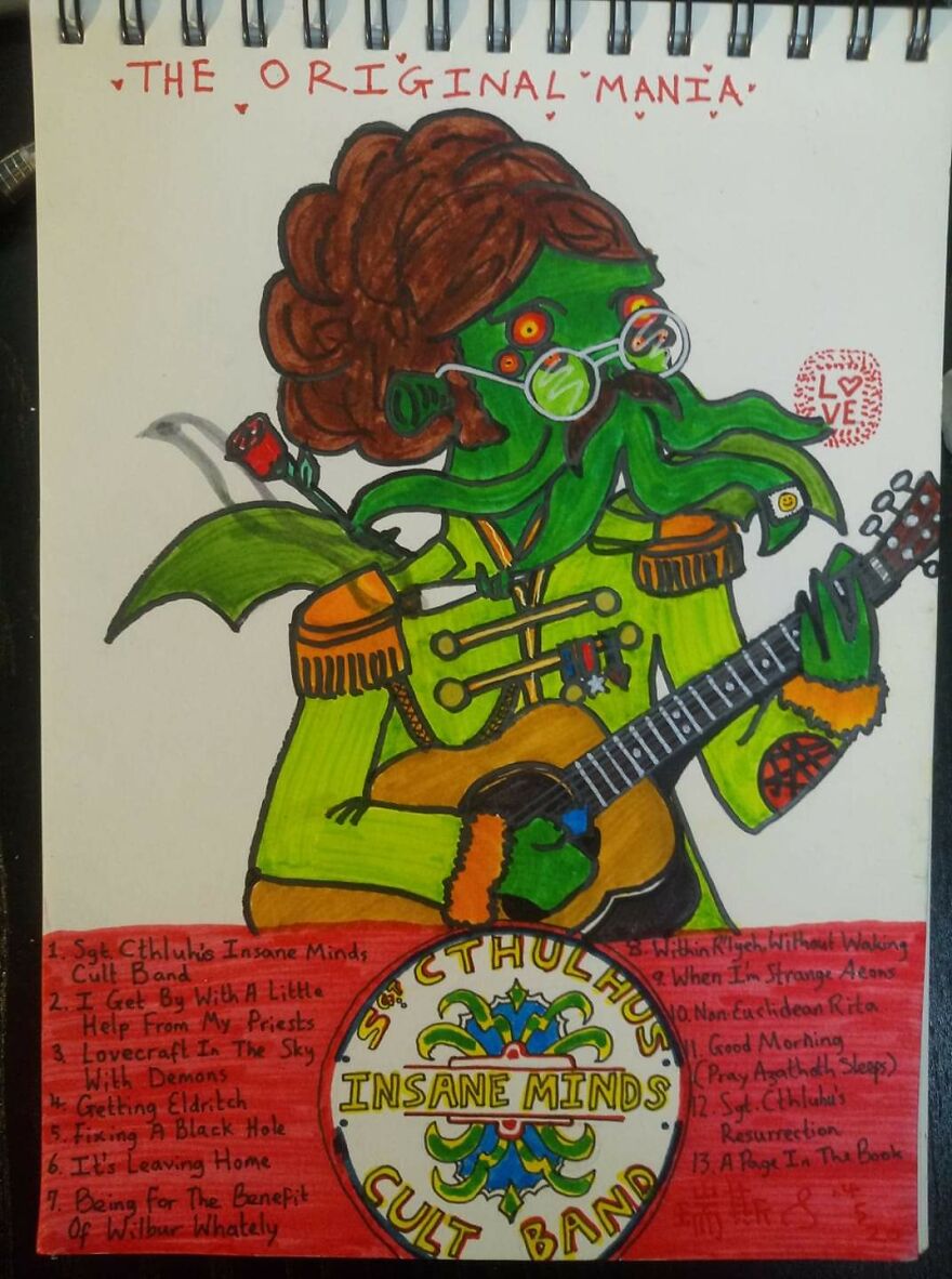 Here Are 20 Of My  Lovecraftian Doodles