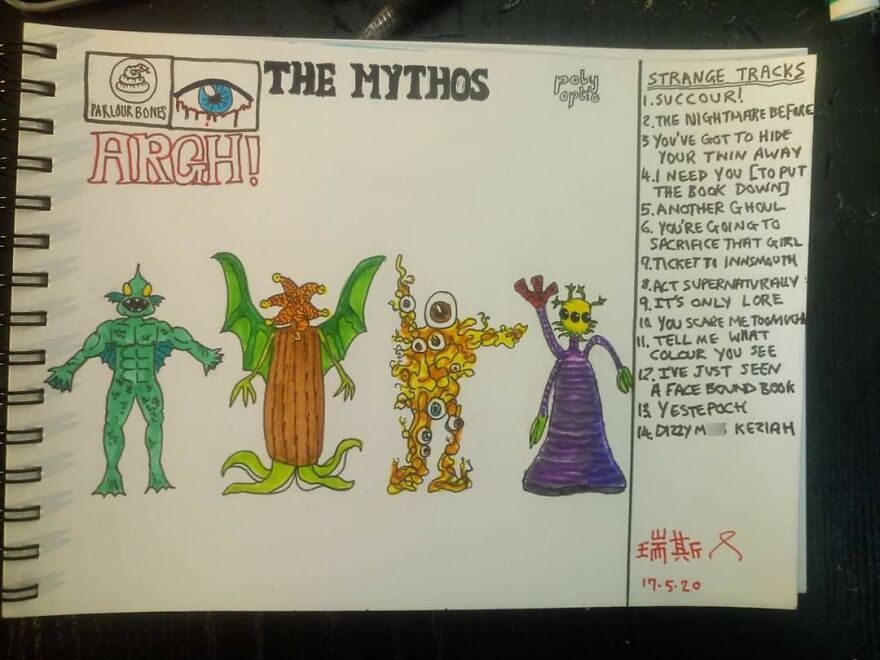 Here Are 20 Of My  Lovecraftian Doodles