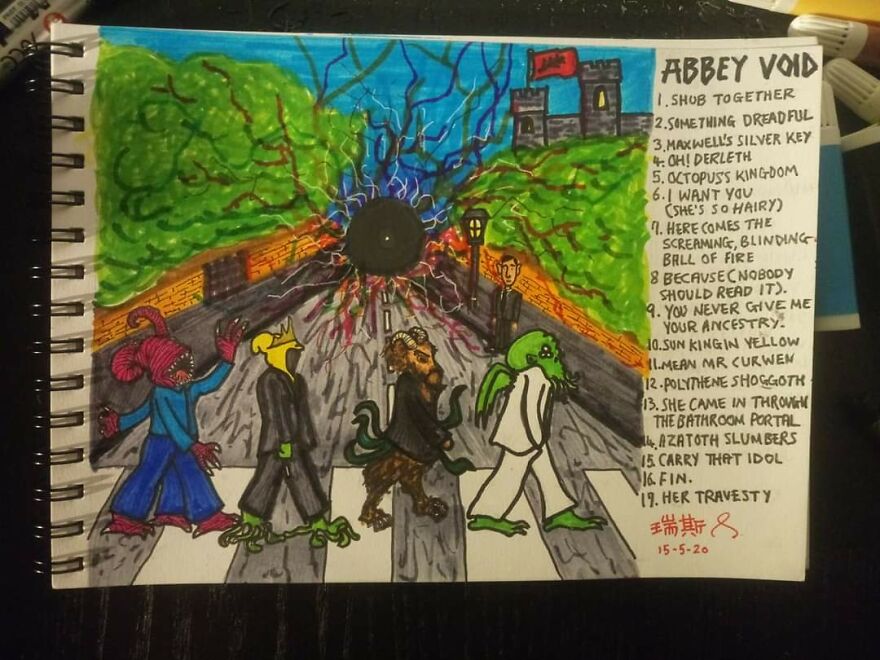 Here Are 20 Of My  Lovecraftian Doodles