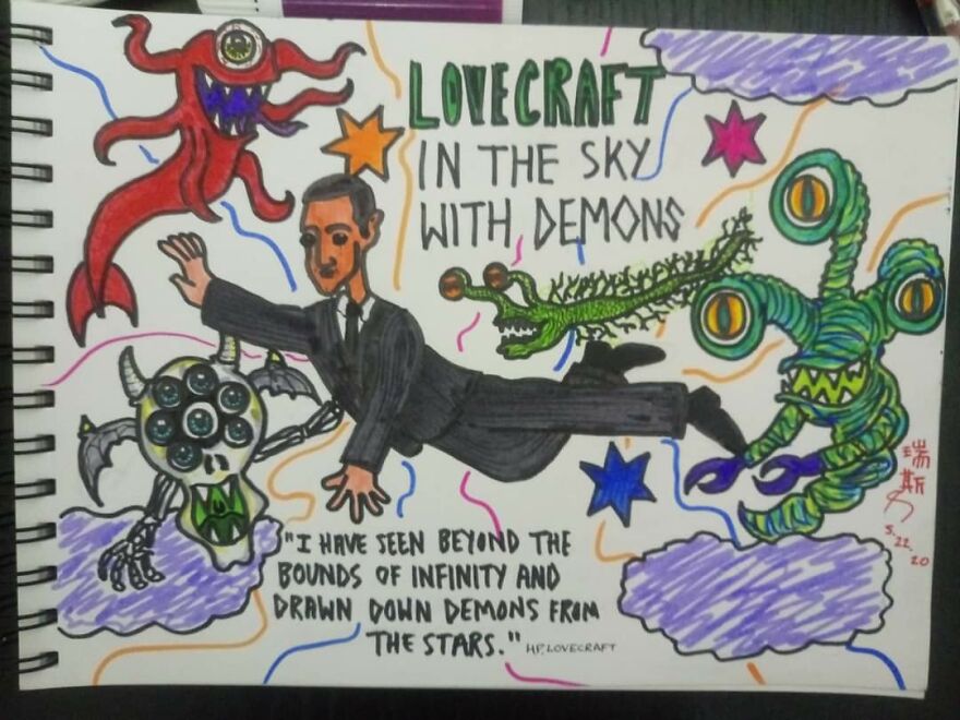 Here Are 20 Of My  Lovecraftian Doodles