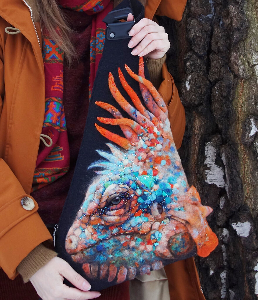My Magical World Of Dragons And Nature Creatures In 40 Photos Of Handmade Bags And Accessories