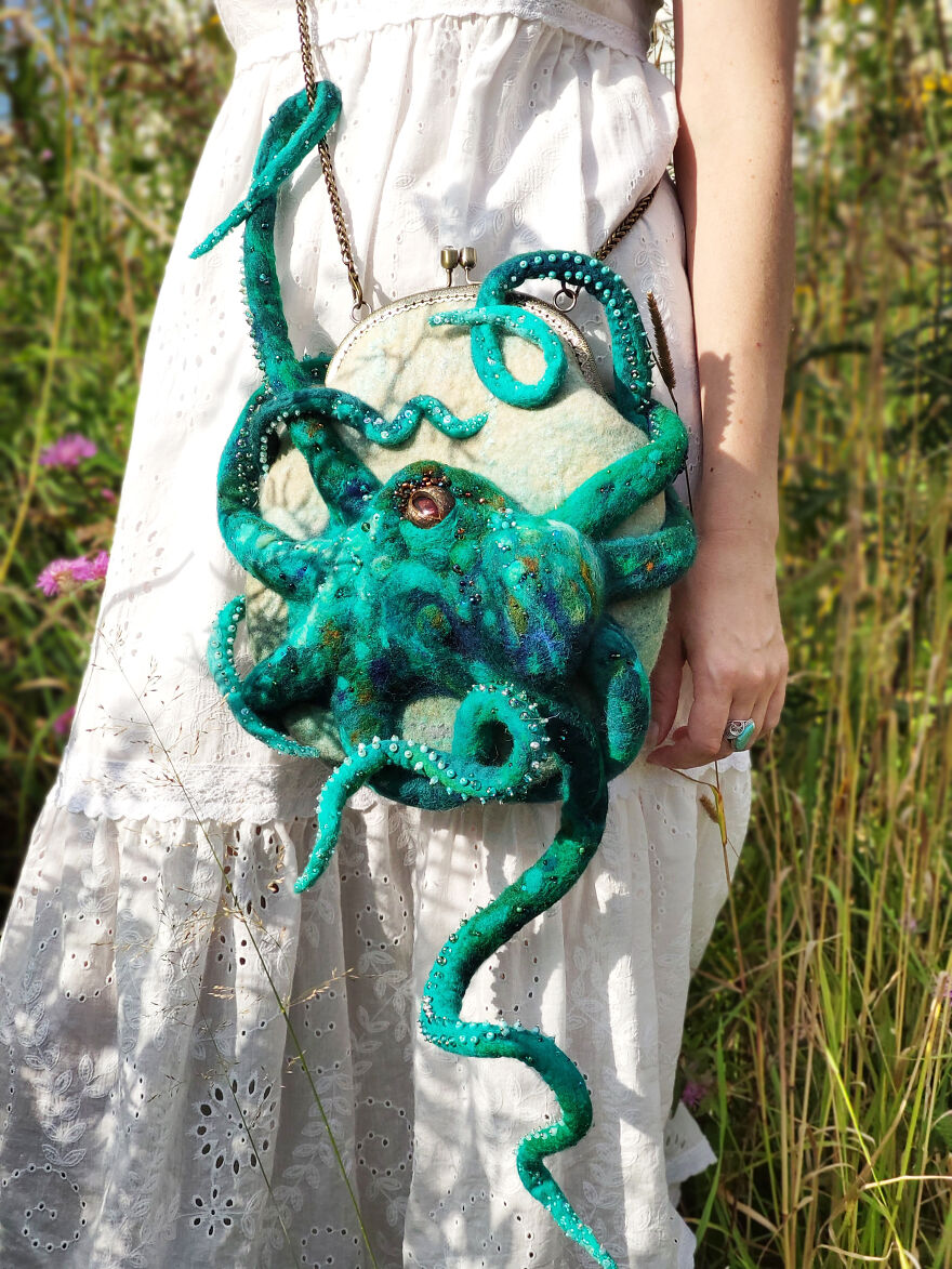 My Magical World Of Dragons And Nature Creatures In 40 Photos Of Handmade Bags And Accessories