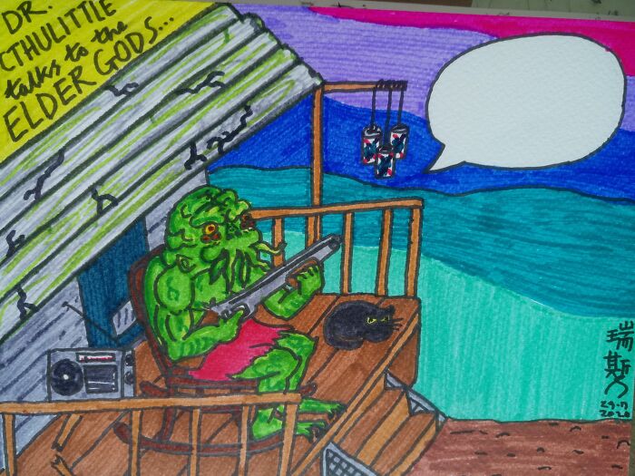 Here Are 37 Random Lovecraft Doodles That I Drew Here Are 37 Random Lovecraft Doodles That I Drew