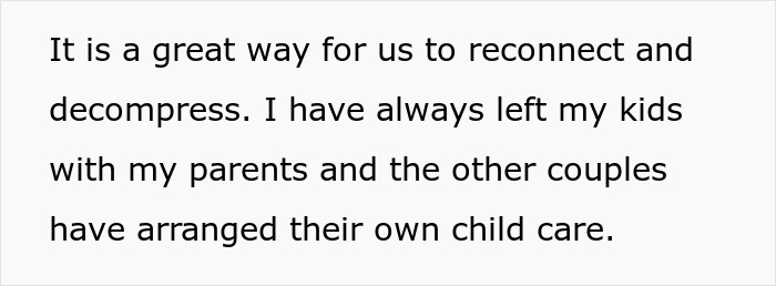 &ldquo;[Am I The Jerk] For Changing My Mind About Splitting The Cost Of Our Group Vacation Equally?&rdquo;