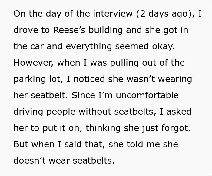 Woman Rages At Friend For Ignoring Her Trauma And Trying To Get Her To Put Her Seatbelt On