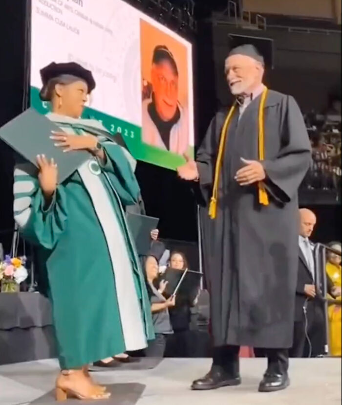 Proud Mum, 99, Witnesses First Of Her Seven Children Graduate College at 72