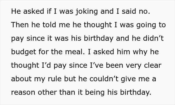 &ldquo;[Am I The Jerk] For Refusing To Pay For My Bf&rsquo;s Food On His Birthday And Getting Him Banned From A Restaurant?&rdquo;