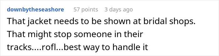 Bride Comes Up With A Brilliant Punishment For Anyone Who Shows Up In White To The Wedding After Seeing What MIL Plans On Wearing Bride Comes Up With A Brilliant Punishment For Anyone Who Shows Up In White To The Wedding After Seeing What MIL Plans On Wearing