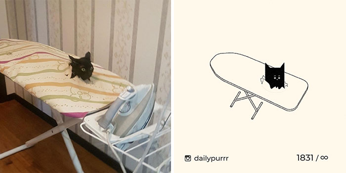 30 Of The Funniest Internet-Famous Cat Pics Get Illustrated By Daily Purrr (New Pics) 30 Of The Funniest Internet-Famous Cat Pics Get Illustrated By Daily Purrr (New Pics)