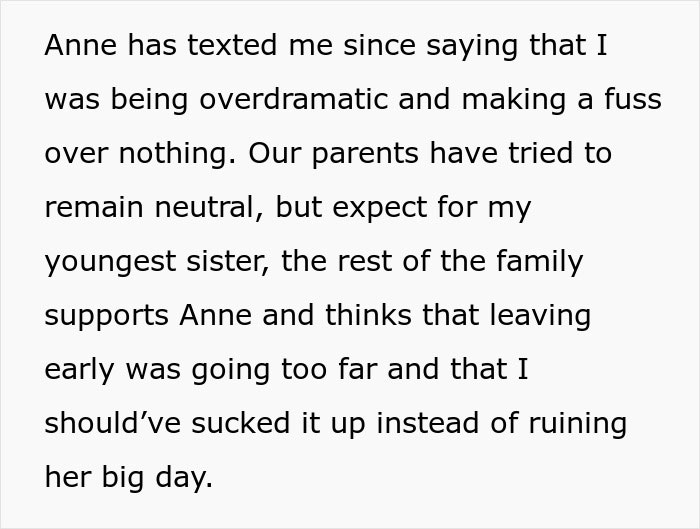 Bride Doesn’t Want Brother’s Husband “Ruining The Aesthetic” In Wedding Photos, Is Surprised When They Leave The Party Bride Doesn’t Want Brother’s Husband “Ruining The Aesthetic” In Wedding Photos, Is Surprised When They Leave The Party