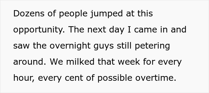 “Someone Parked Their RV In The Parking Lot”: Store Manager Authorizes All Overtime, Workers Use Every Minute Of It “Someone Parked Their RV In The Parking Lot”: Store Manager Authorizes All Overtime, Workers Use Every Minute Of It