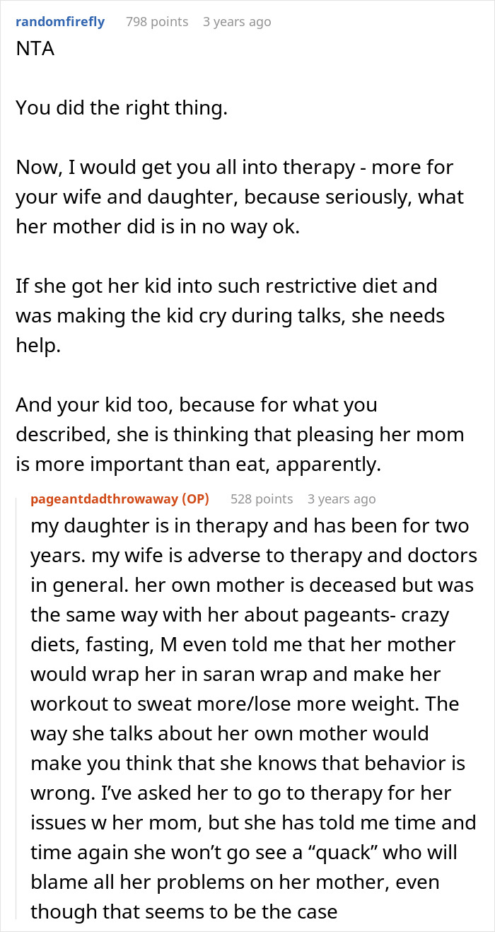 Dad Calls Out Wife And Puts An End To Her Unhealthy Obsession With Their 14-Year-Old Daughter’s “Pageant-Ready” Looks, Wonders If He’s A Jerk Dad Calls Out Wife And Puts An End To Her Unhealthy Obsession With Their 14-Year-Old Daughter’s “Pageant-Ready” Looks, Wonders If He’s A Jerk