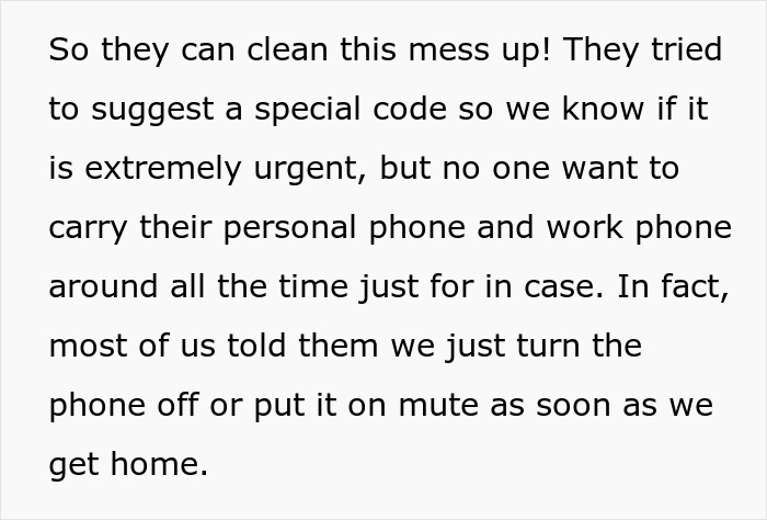 Management Tell Employees They Can’t Use Their Phones After Work, Regret It Almost Immediately Management Tell Employees They Can’t Use Their Phones After Work, Regret It Almost Immediately