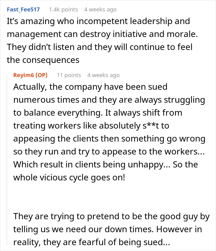Management Tell Employees They Can’t Use Their Phones After Work, Regret It Almost Immediately Management Tell Employees They Can’t Use Their Phones After Work, Regret It Almost Immediately